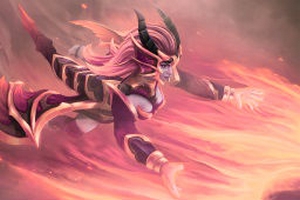Открыть - Regime of the Enthaleen Dragon Red Style для Lina